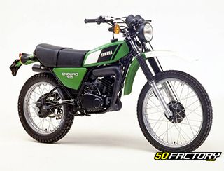 YAMAHA DTMX 125 from 1977 to 1980